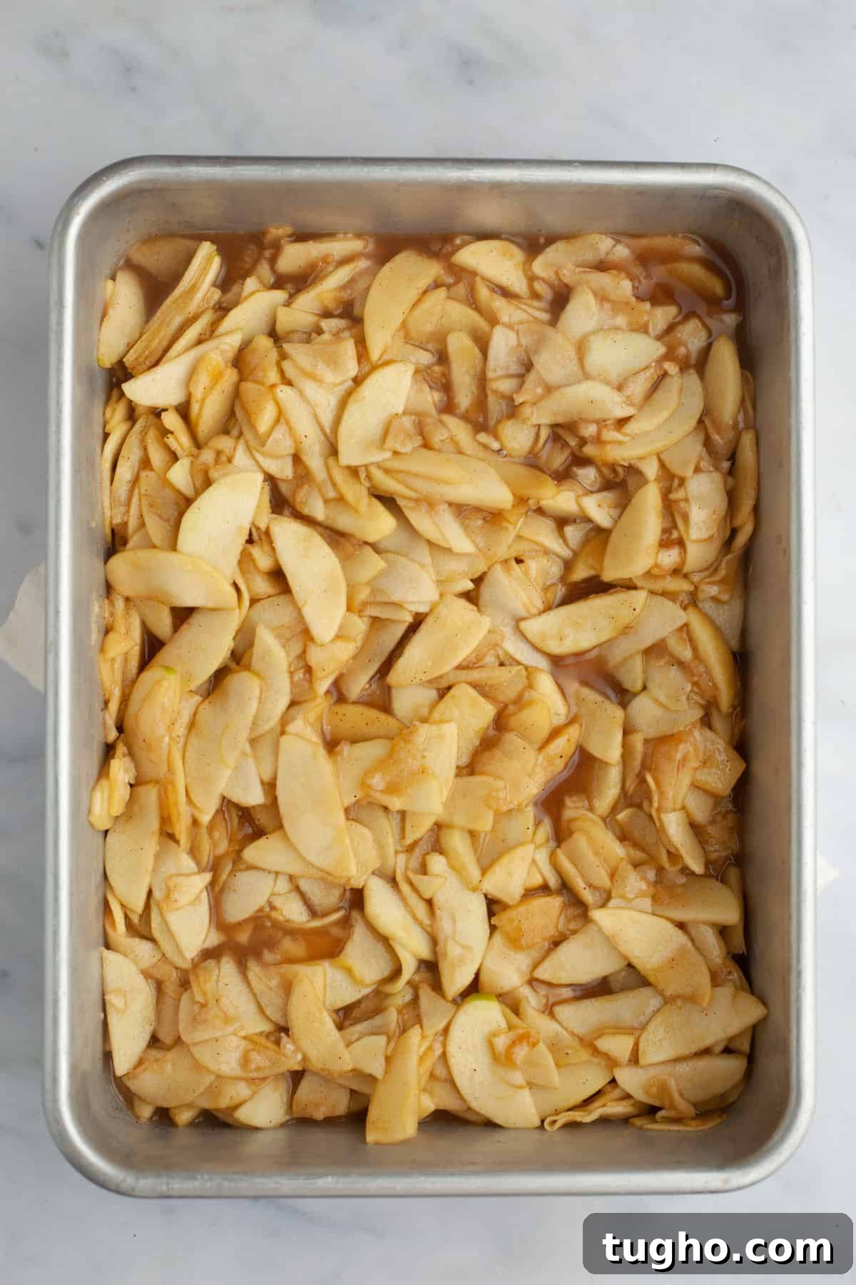Filling cooling in tray
