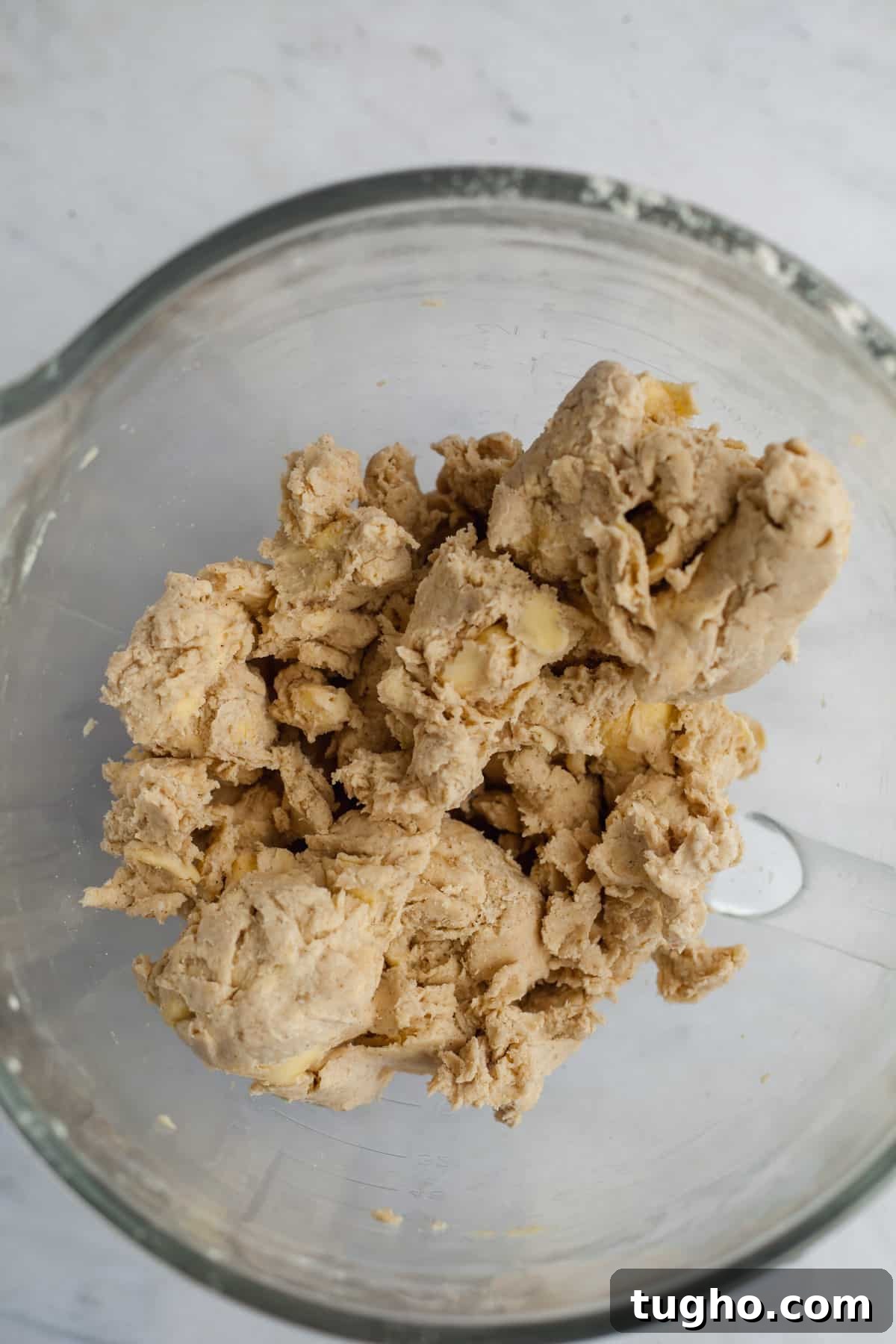 cinnamon pie dough in a bowl