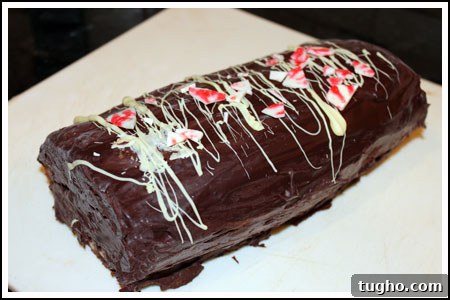 Peppermint Cake Roll