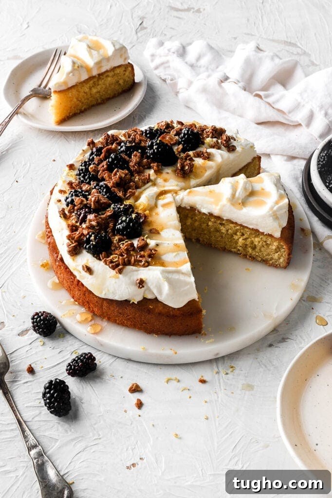 honey almond cake