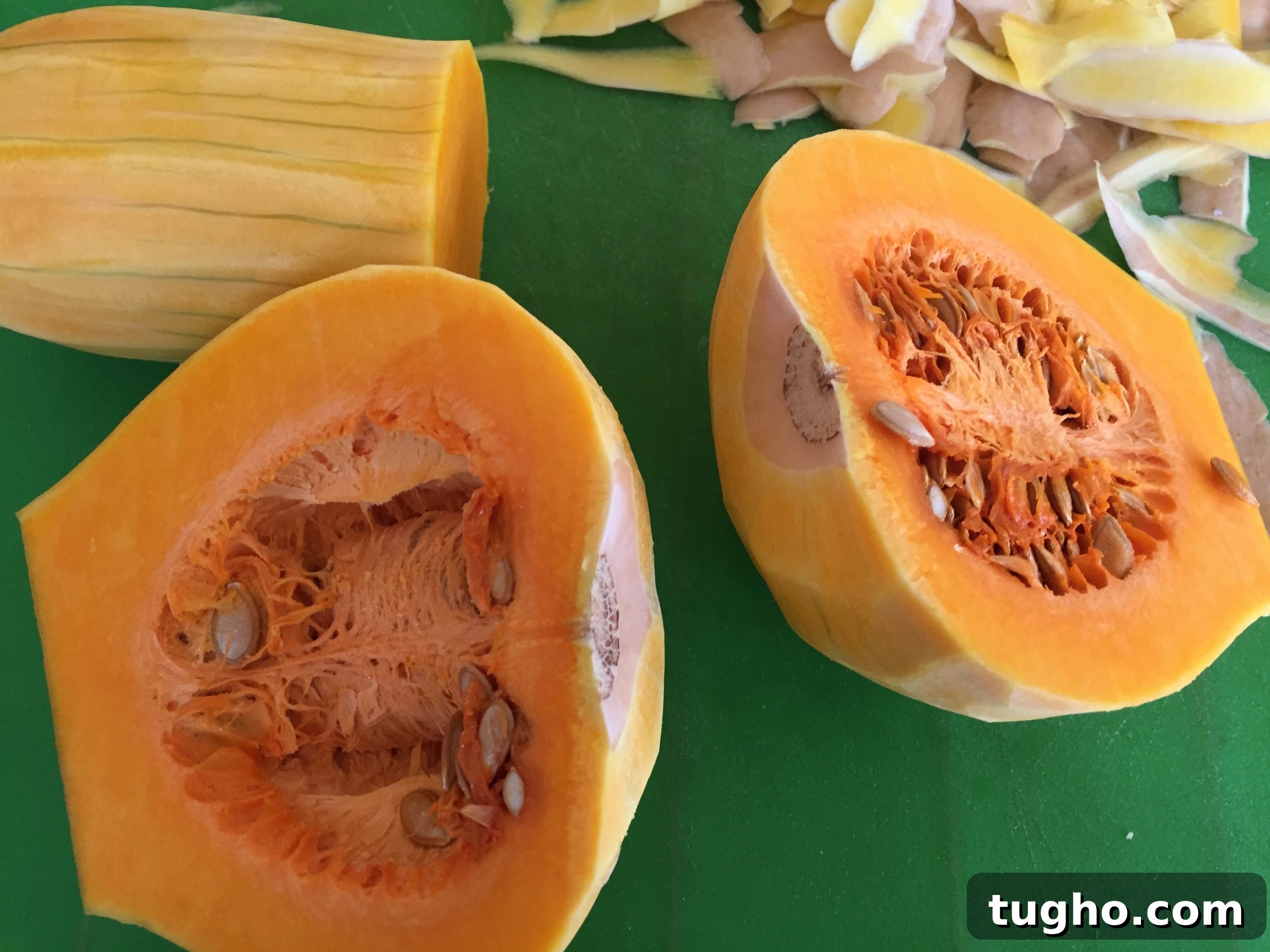 Cutting butternut squash safely Cutting butternut squash safely