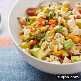 Chicken and Avocado Salad.