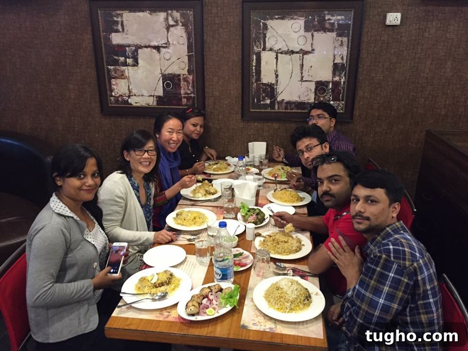 Meal with Indian friends Meal with Indian friends
