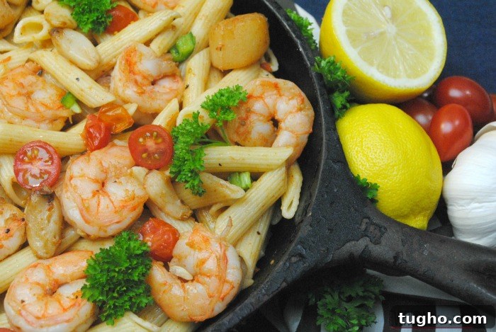 Seafood cajun pasta