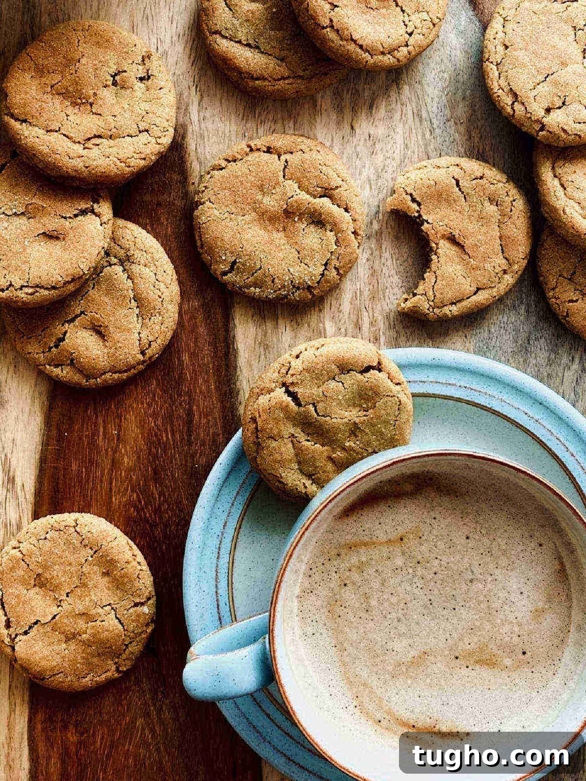 gingerbread cookies with coffee - portrait