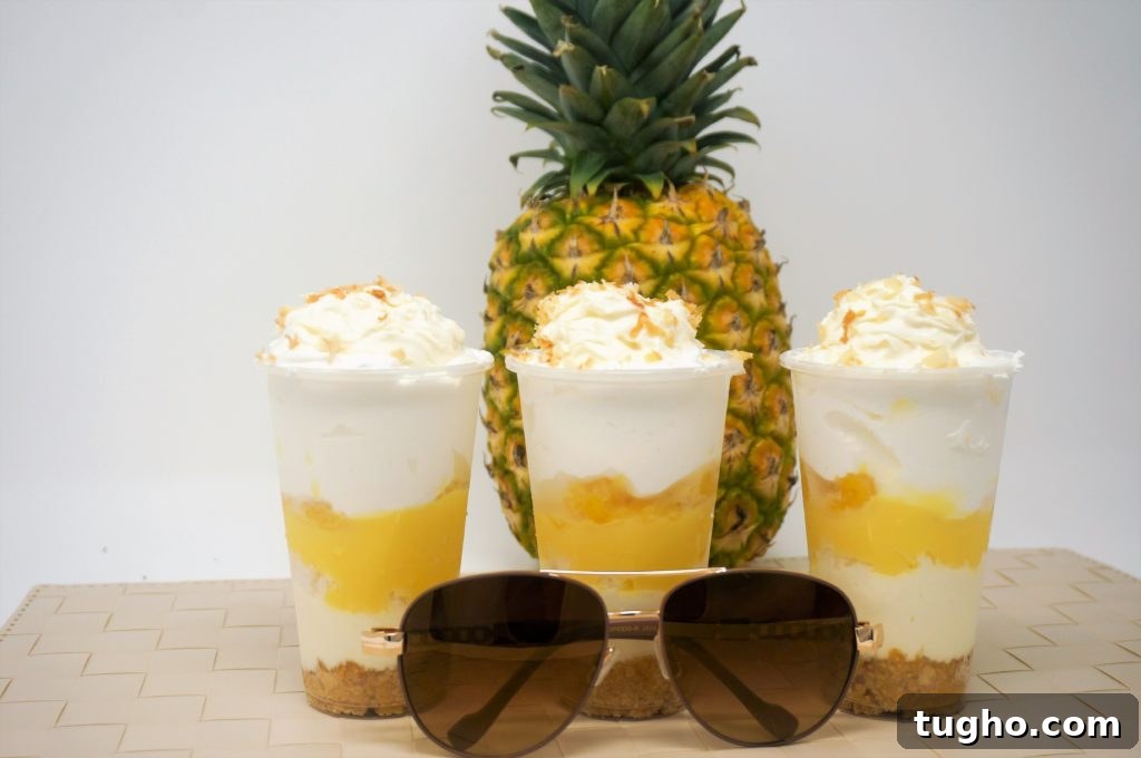 No-Bake Hawaiian Coconut-Pineapple Dessert Cups Recipe 2 No Bake Hawaiian Dream Cups