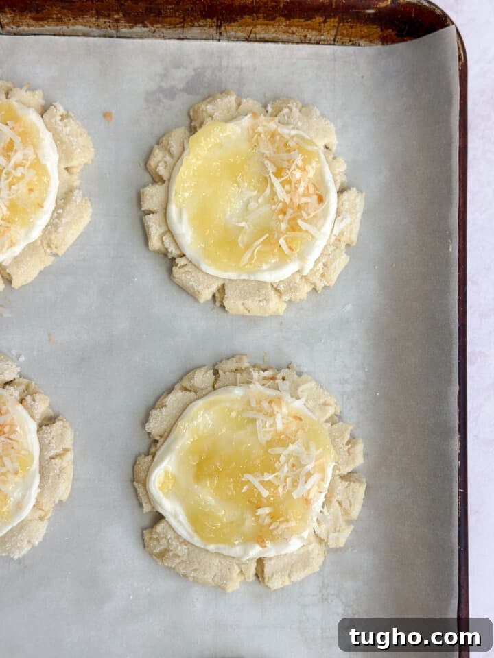 pina colada cookies all done.