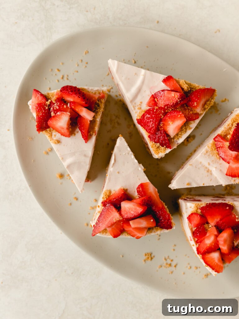 No-Bake Strawberry Pretzel Cheesecake Recipe 3 strawberry pretzel cheesecake