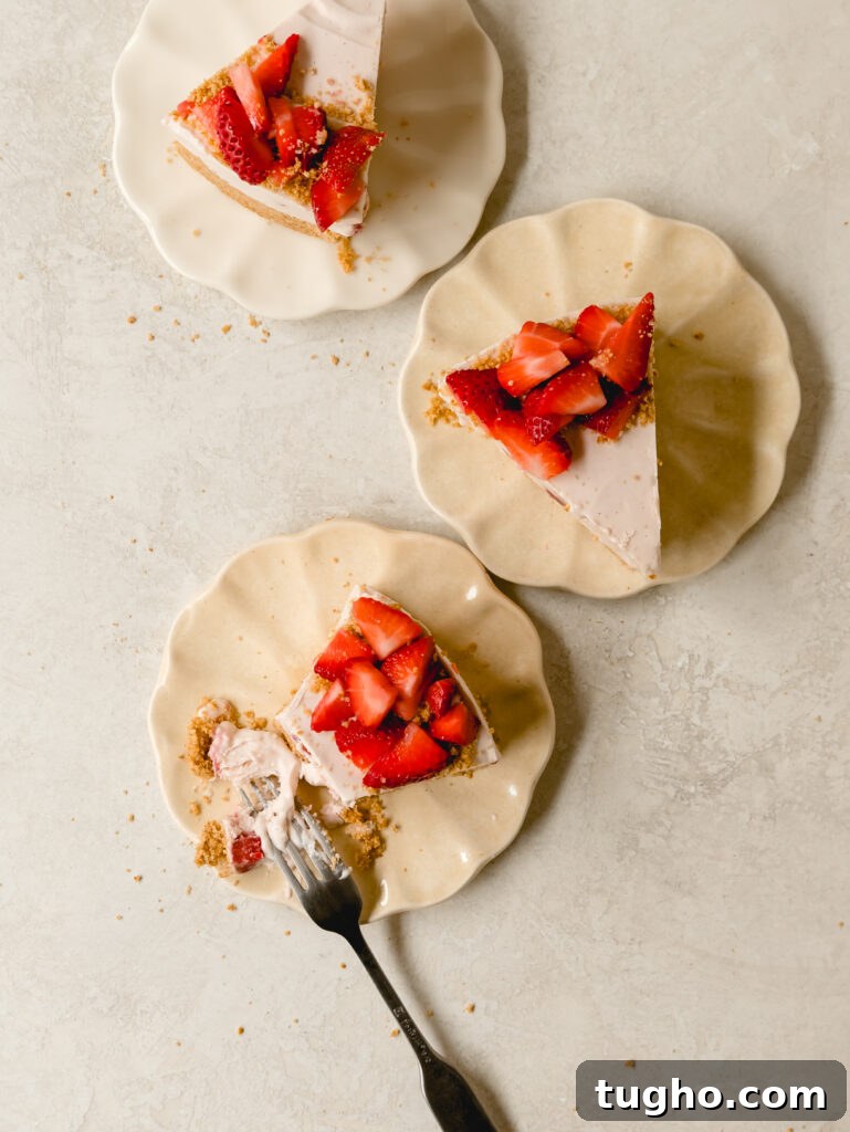 No-Bake Strawberry Pretzel Cheesecake Recipe 6 img 8343 5