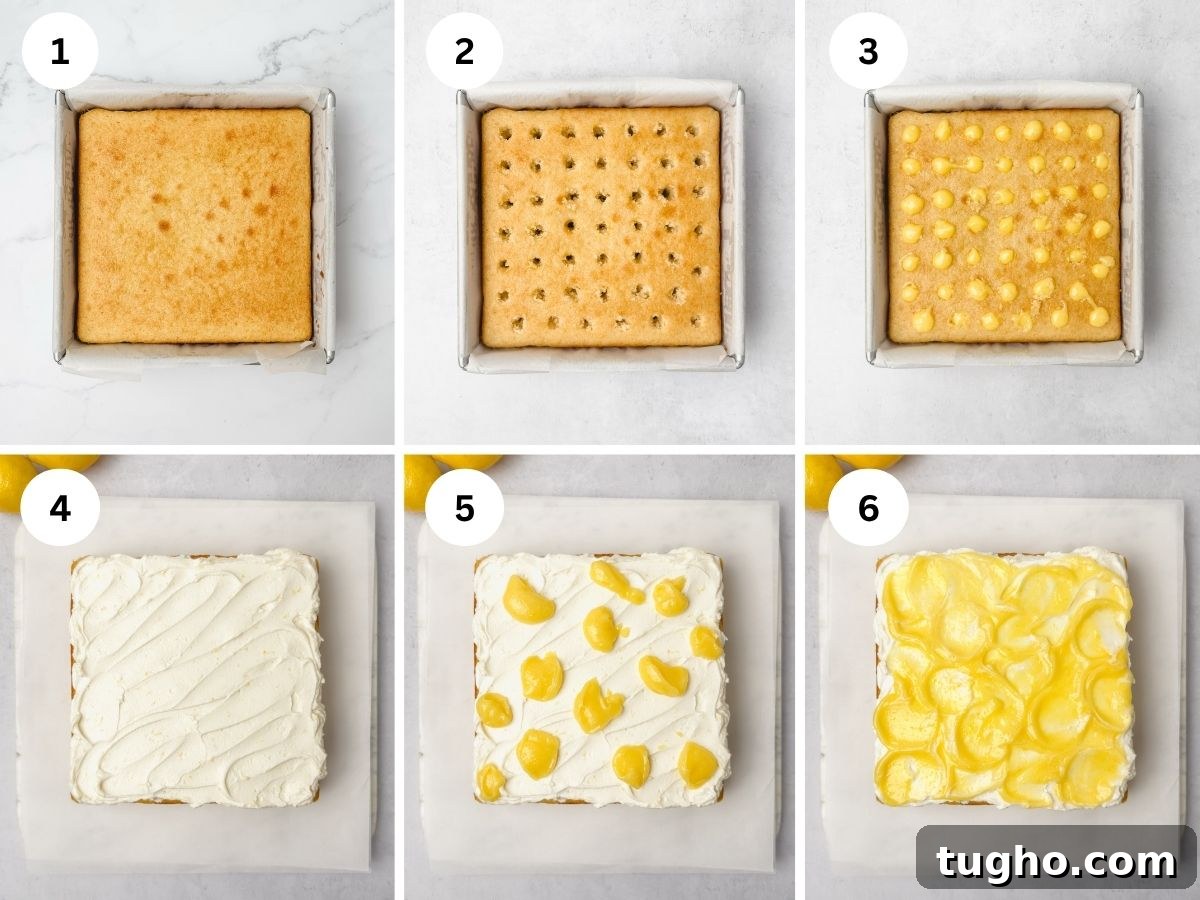 Lemon Curd Cake with Moist Layers and Citrus Cream 6 Frosted lemon curd cake