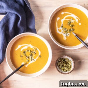 Velvety Roasted Butternut Squash and Carrot Soup Recipe 7 Butternut squash soup photo