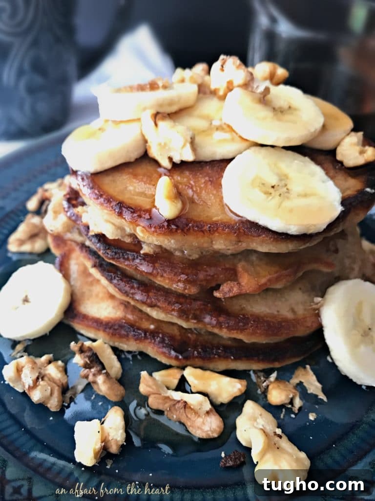 Fluffy Banana Bread Pancakes 2 Banana Bread Pancakes