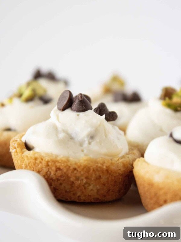 Lemon Bar Cookie Cups Recipe: Zesty Citrus Dessert Cups 8 Cannoli Cookie Cups